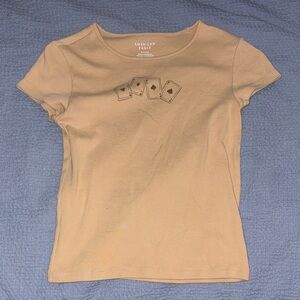 American Eagle Brown Graphic Tee